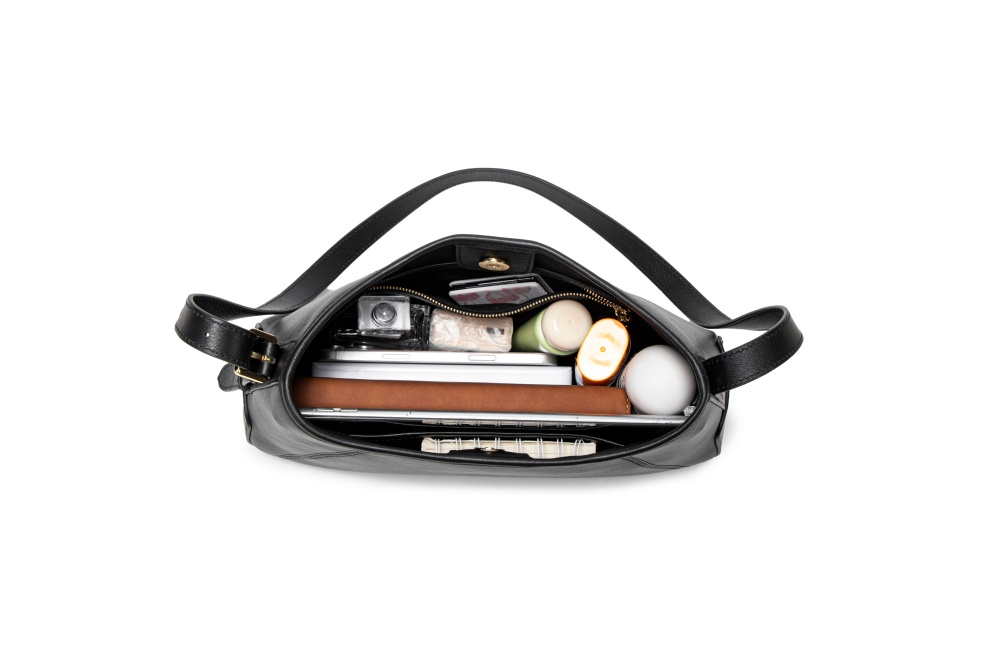 Baliya Factory-Customizable Leather Shoulder Bag: Adjustable Strap Satchel with Premium Craftsmanship for Daily & Formal Outings 8108-21#