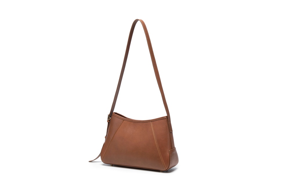 Baliya Factory-Customizable Leather Shoulder Bag: Adjustable Strap Satchel with Premium Craftsmanship for Daily & Formal Outings 8108-21#