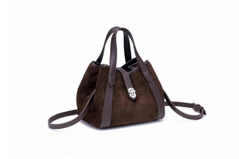 Baliya Premium Top-Grain Leather Handbag: Factory Direct Customizable Multi-Wear Luxury Bag 8108-13#