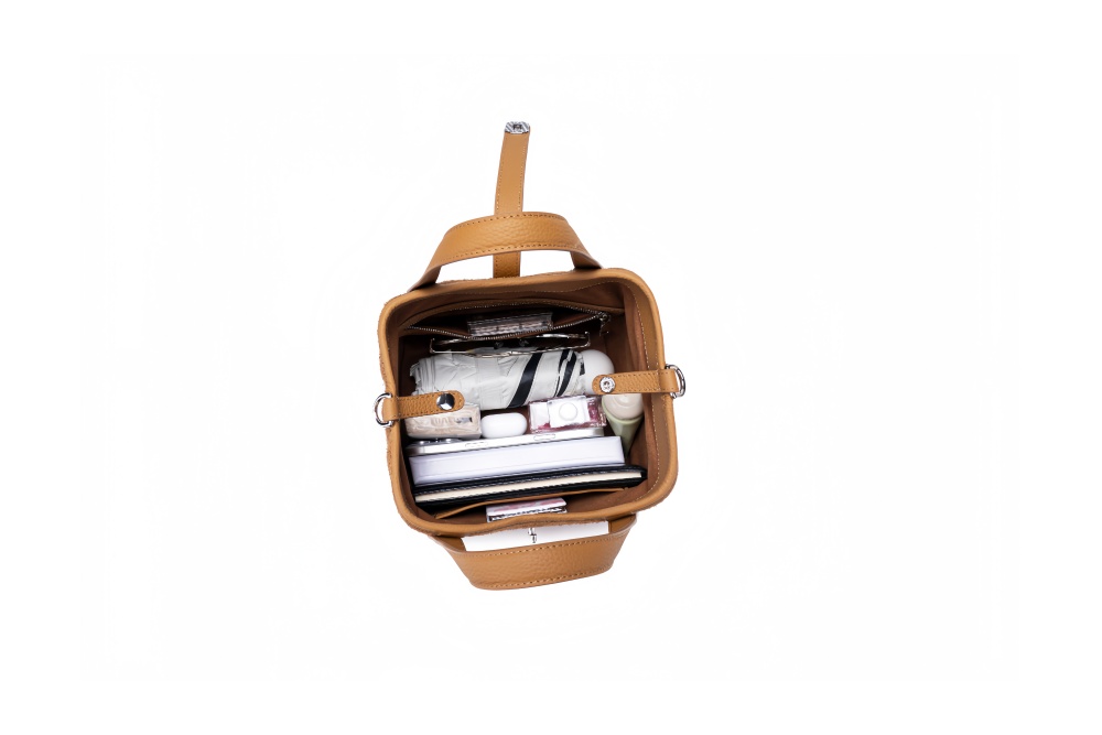 Baliya Premium Top-Grain Leather Handbag: Factory Direct Customizable Multi-Wear Luxury Bag 8108-13#