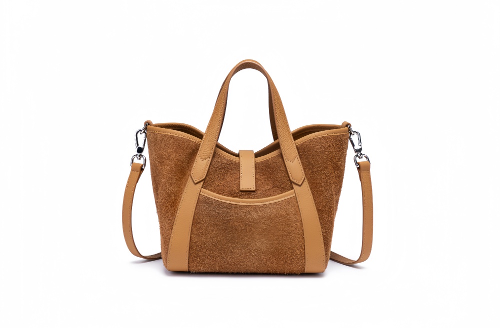 Baliya Premium Top-Grain Leather Handbag: Factory Direct Customizable Multi-Wear Luxury Bag 8108-13#