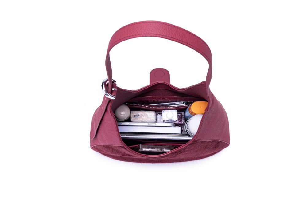 Baliya Premium Top-Grain Leather Handbag: Factory Direct Customizable Multi-Wear Luxury Bag 8108-13#