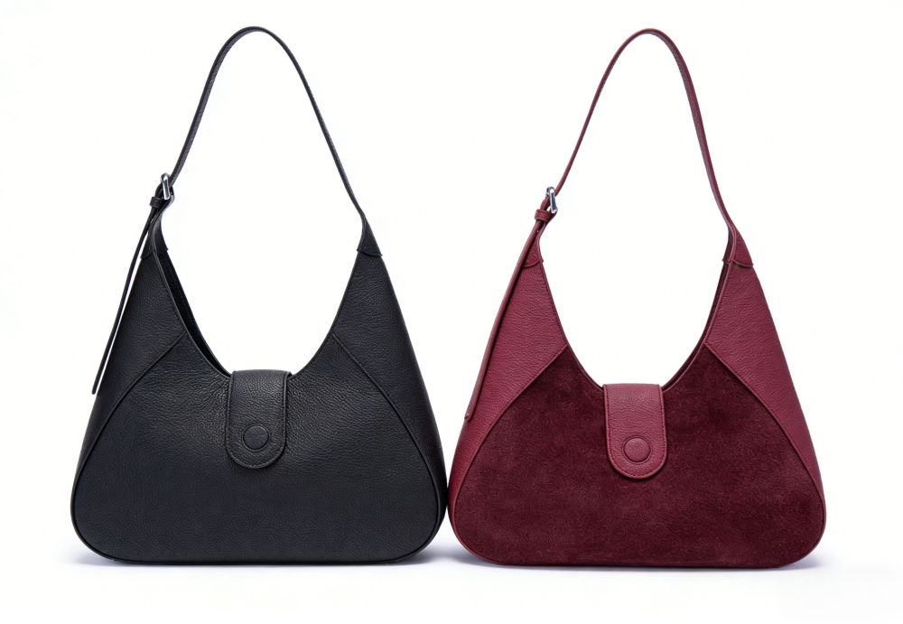 Baliya Premium Top-Grain Leather Handbag: Factory Direct Customizable Multi-Wear Luxury Bag 8108-13#