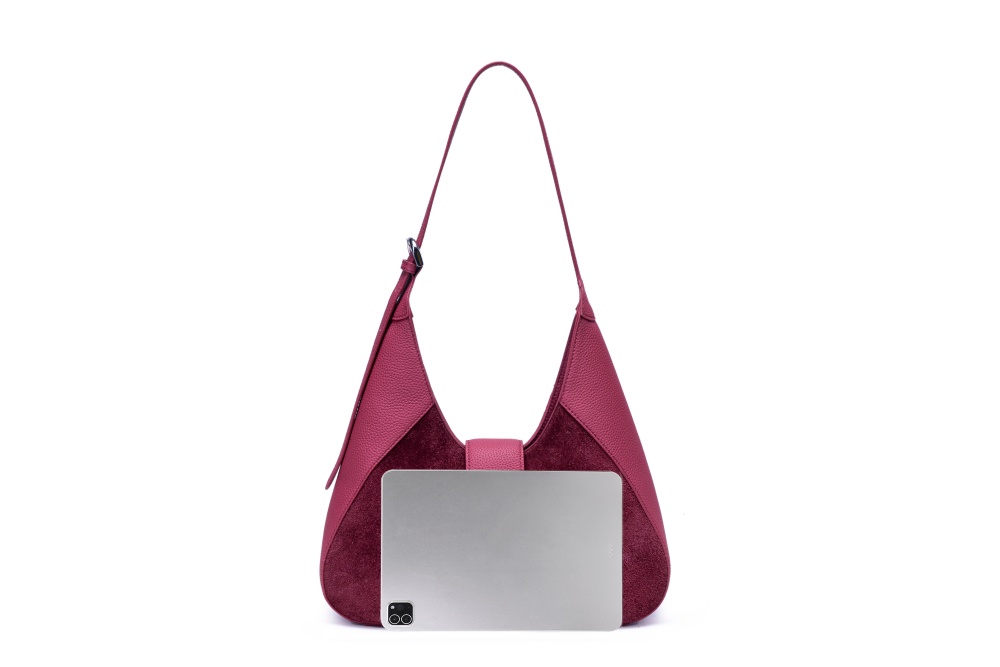 Baliya Premium Top-Grain Leather Handbag: Factory Direct Customizable Multi-Wear Luxury Bag 8108-13#