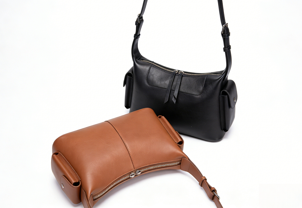 Baliya Premium Top-Grain Leather Handbag: Factory Direct Customizable Multi-Wear Luxury Bag 8108-13#