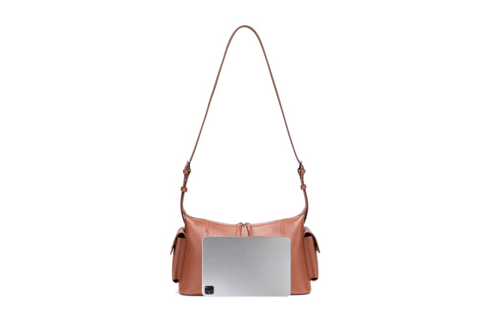 Baliya Premium Top-Grain Leather Handbag: Factory Direct Customizable Multi-Wear Luxury Bag 8108-13#