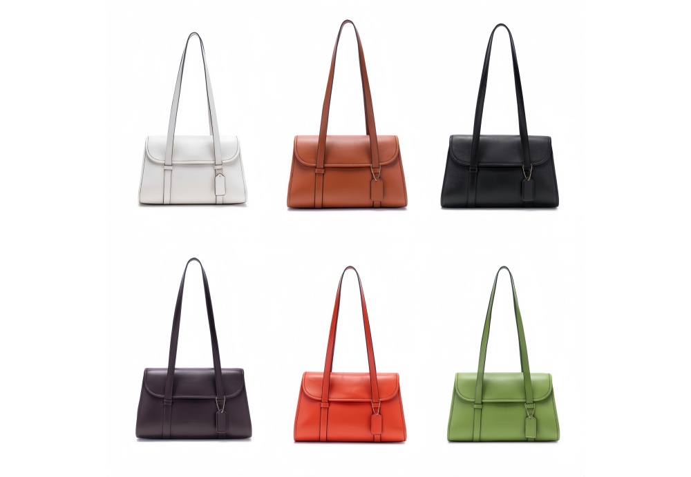 Baliya Premium Top-Grain Leather Handbag: Factory Direct Customizable Multi-Wear Luxury Bag 8108-13#