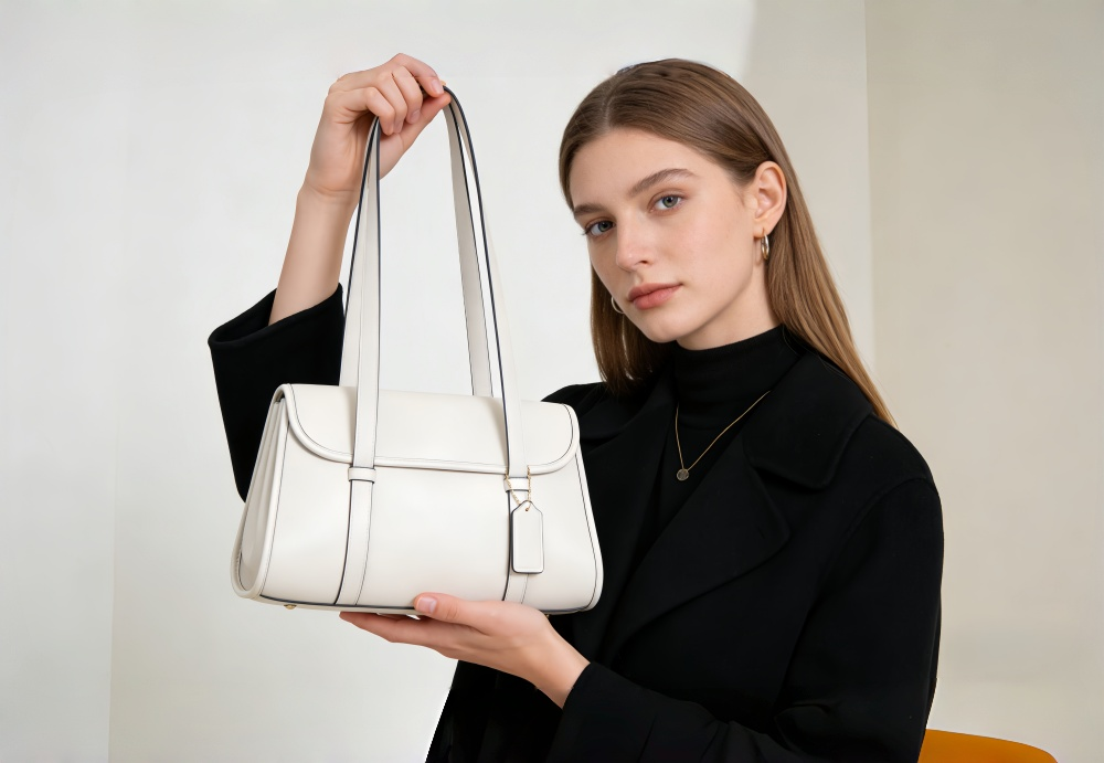 Baliya Premium Top-Grain Leather Handbag: Factory Direct Customizable Multi-Wear Luxury Bag 8108-13#