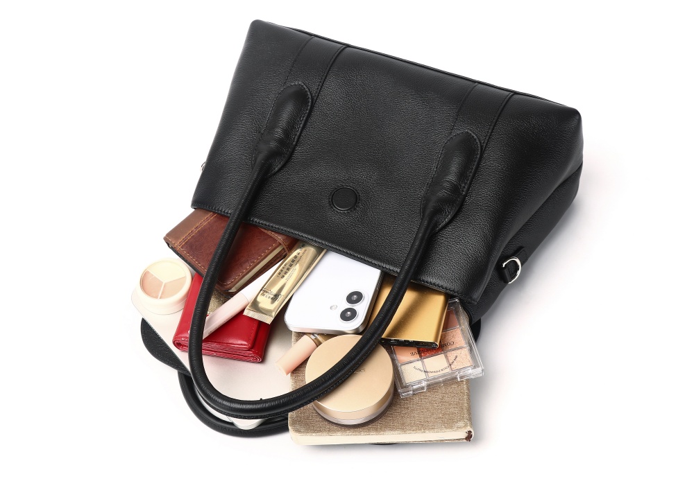 Baliya Premium Top-Grain Leather Handbag: Factory Direct Customizable Multi-Wear Luxury Bag 8108-13#