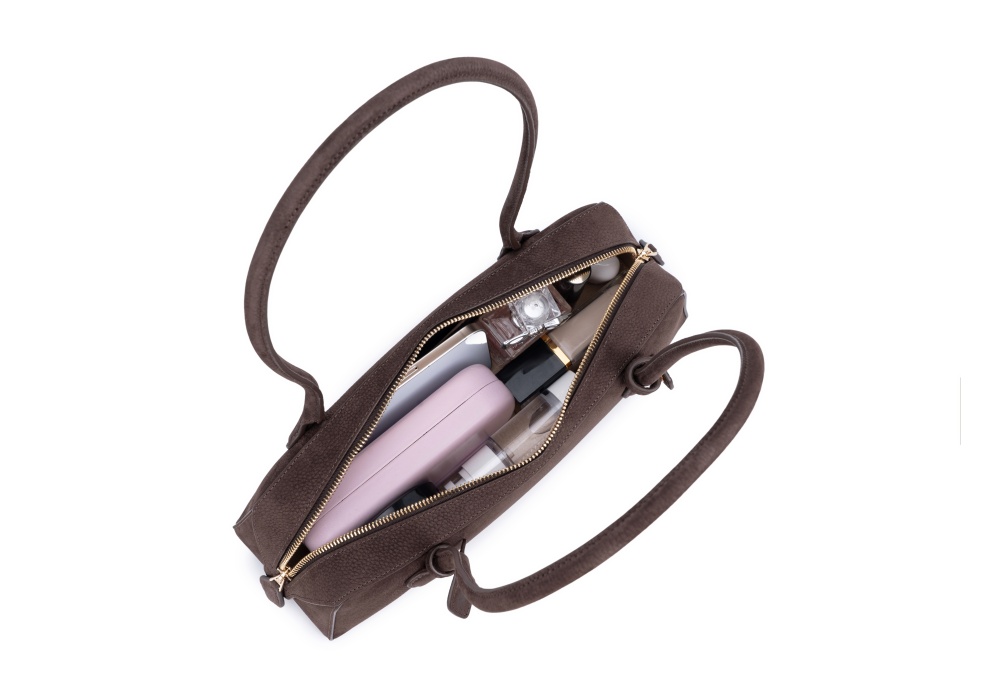 Baliya Premium Top-Grain Leather Handbag: Factory Direct Customizable Multi-Wear Luxury Bag 8108-13#