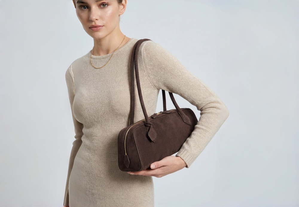 Baliya Premium Top-Grain Leather Handbag: Factory Direct Customizable Multi-Wear Luxury Bag 8108-13#