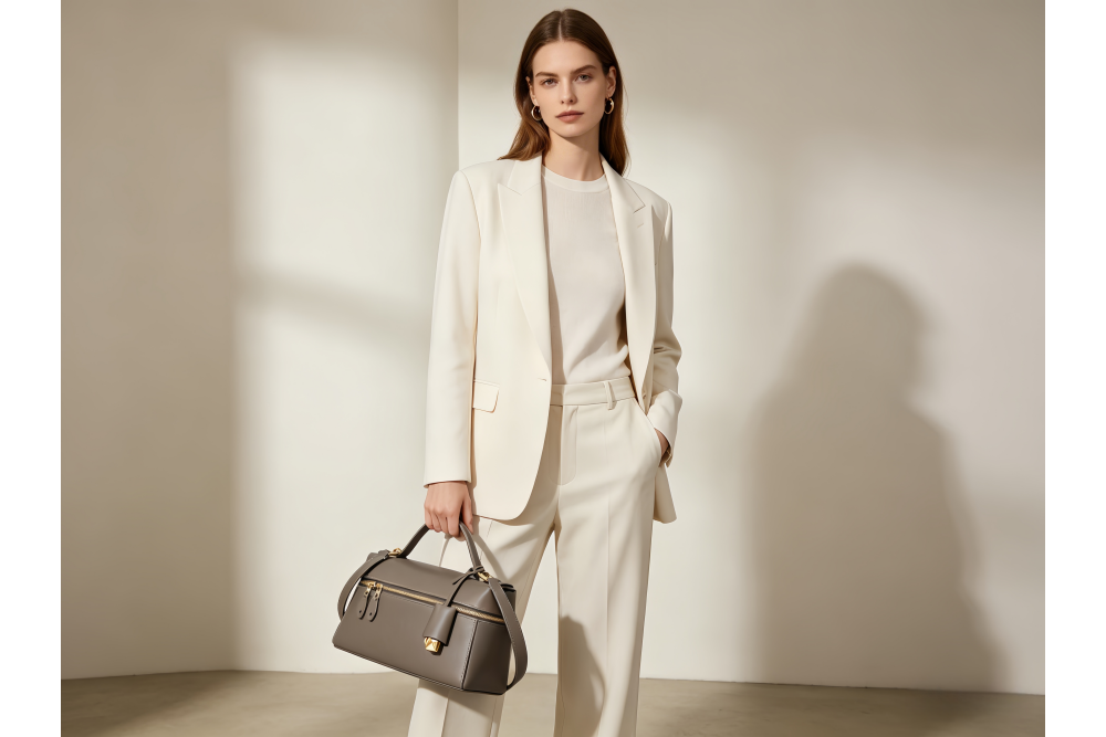 Baliya Premium Top-Grain Leather Handbag: Factory Direct Customizable Multi-Wear Luxury Bag 8108-13#