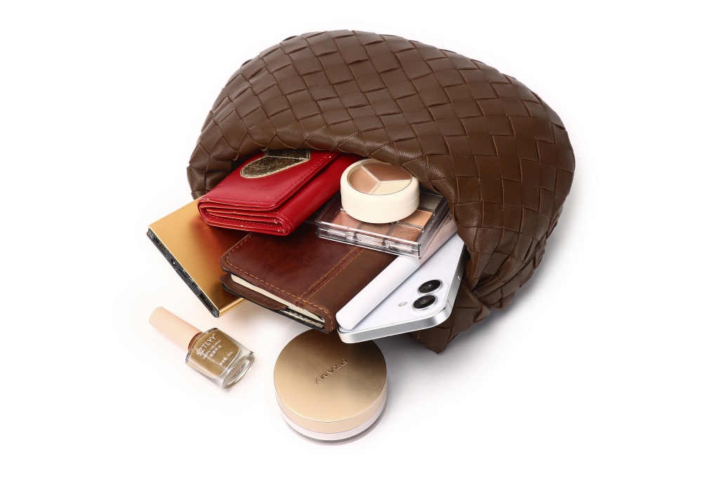 Baliya Premium Top-Grain Leather Handbag: Factory Direct Customizable Multi-Wear Luxury Bag 8108-13#