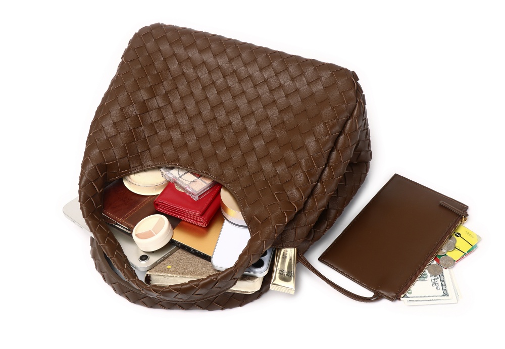 Baliya Premium Top-Grain Leather Handbag: Factory Direct Customizable Multi-Wear Luxury Bag 8108-13#