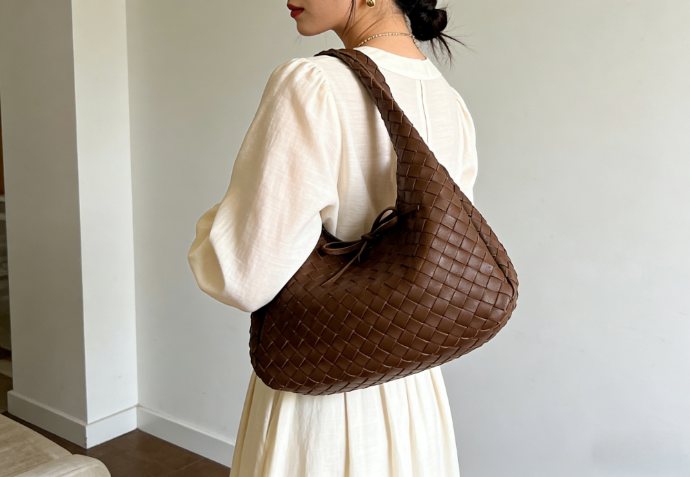 Baliya Premium Top-Grain Leather Handbag: Factory Direct Customizable Multi-Wear Luxury Bag 8108-13#