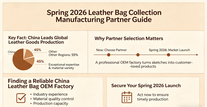 How to Find a Professional Leather Bag OEM Factory in China for Spring 2026