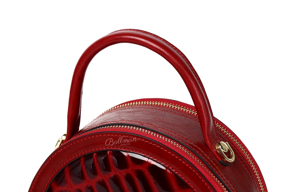 Baliya Premium Top-Grain Leather Handbag: Factory Direct Customizable Multi-Wear Luxury Bag 8108-13#