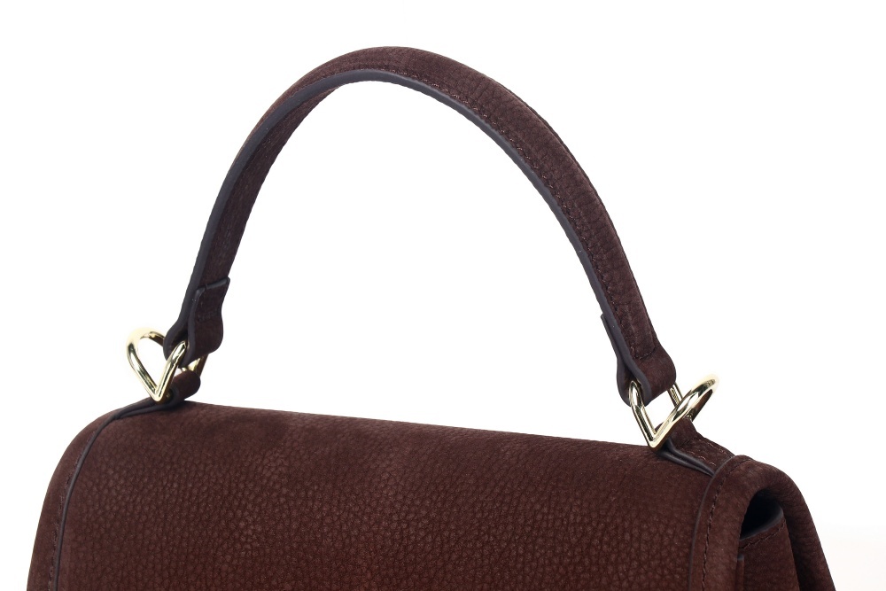 Baliya Premium Top-Grain Leather Handbag: Factory Direct Customizable Multi-Wear Luxury Bag 8108-13#
