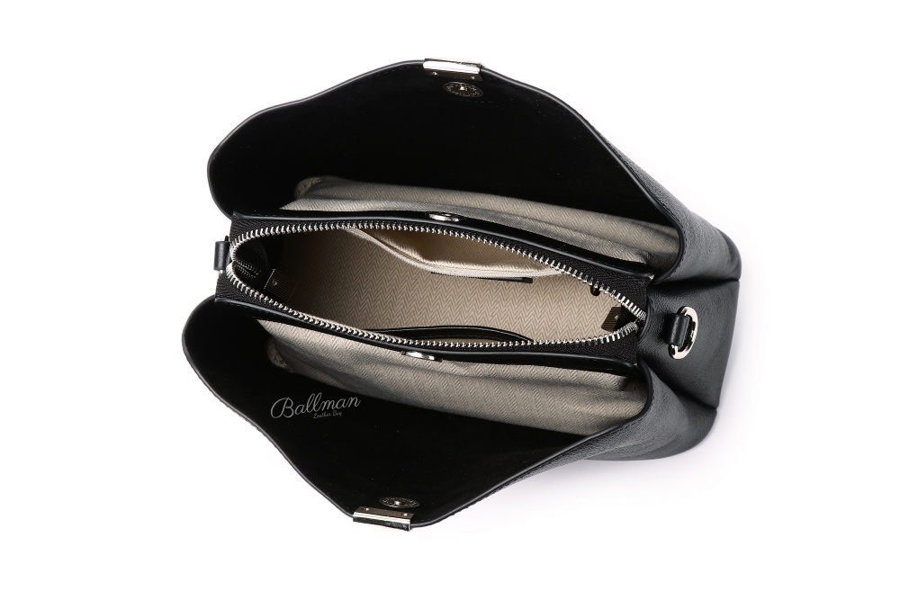 Baliya Premium Top-Grain Leather Handbag: Factory Direct Customizable Multi-Wear Luxury Bag 8108-13#