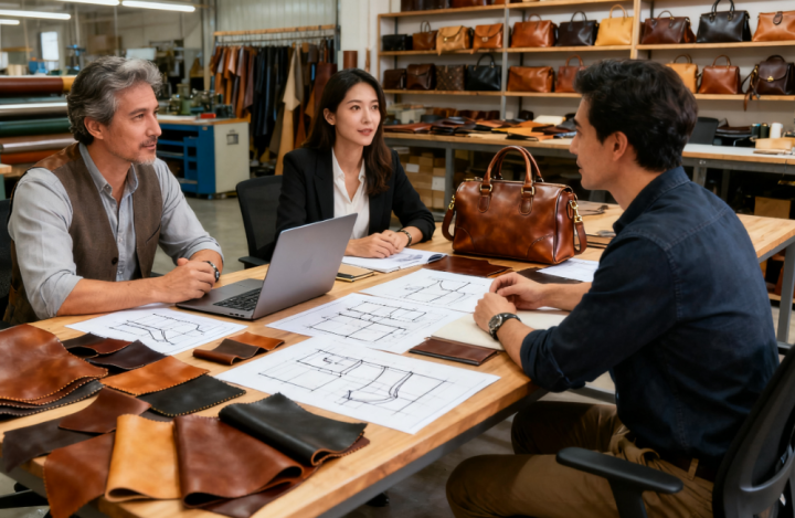 How to Custom Private Label Genuine Leather Bags in China Factory
