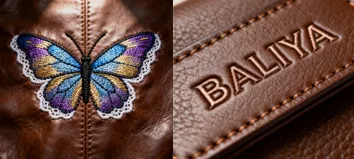 Embroidery: Colorful and Durable Logo Details