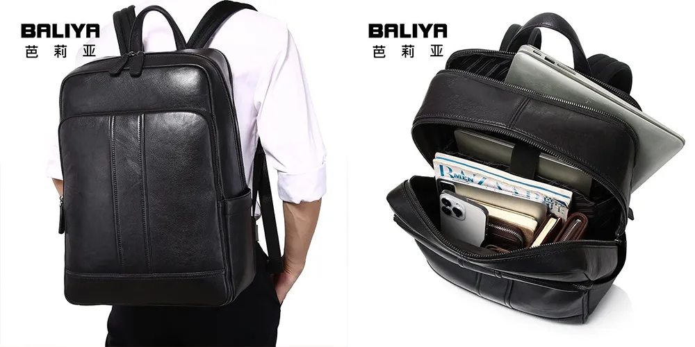 What Makes Black Leather Shoulder Bags a Timeless Staple for Men’s Daily Carry?