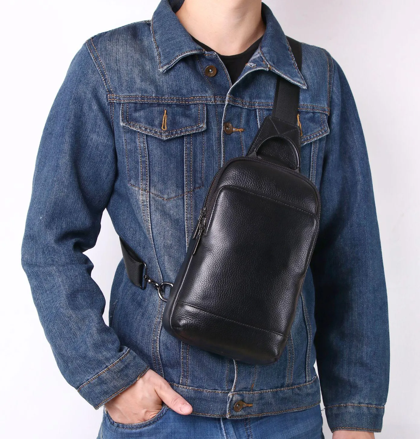 Built to Last: Genuine Leather Chest Bags with Timeless Appeal for Your Brand Collection