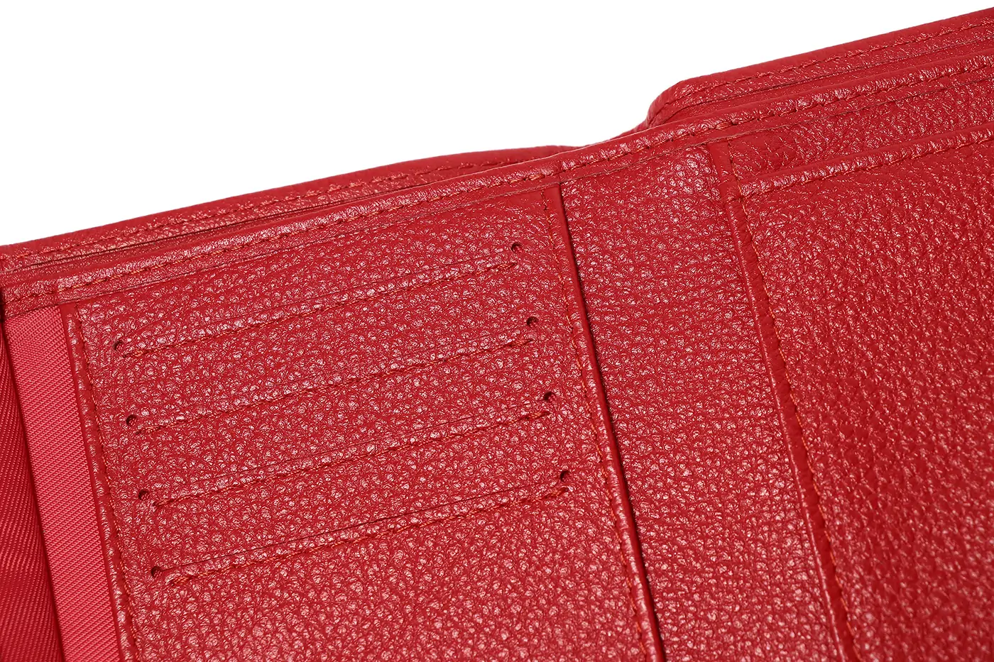 Abundant and Practical Card Slots in Italian Leather Wallet for Women.