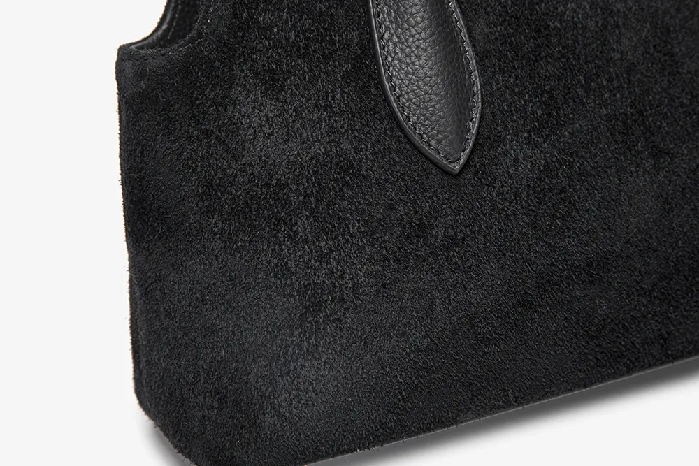 Baliya Genuine Leather Suede Handbag Factory Customizable Multi-Color Women’s Dual-Strap Shoulder Crossbody Bag 8108-12#