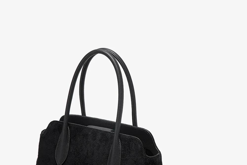 Baliya Genuine Leather Suede Handbag Factory Customizable Multi-Color Women’s Dual-Strap Shoulder Crossbody Bag 8108-12#