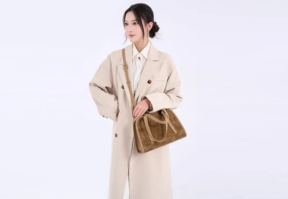 Baliya Premium Top-Grain Leather Handbag: Factory Direct Customizable Multi-Wear Luxury Bag 8108-13#