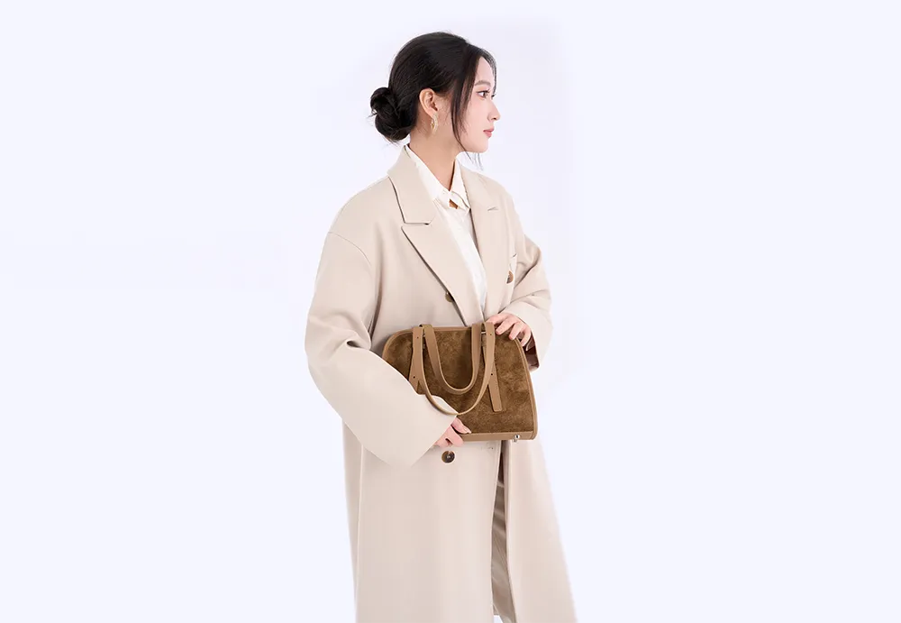 Baliya Premium Top-Grain Leather Handbag: Factory Direct Customizable Multi-Wear Luxury Bag 8108-13#