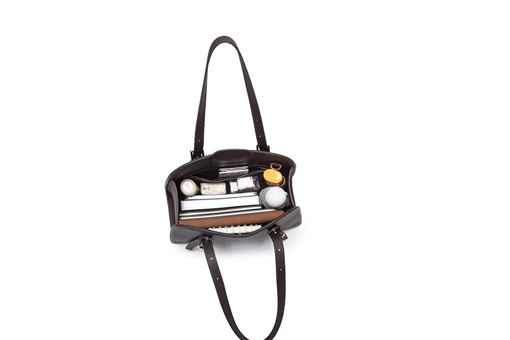 Baliya Premium Top-Grain Leather Handbag: Factory Direct Customizable Multi-Wear Luxury Bag 8108-13#