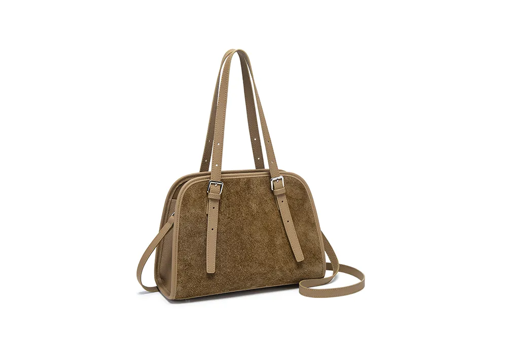 Baliya Premium Top-Grain Leather Handbag: Factory Direct Customizable Multi-Wear Luxury Bag 8108-13#