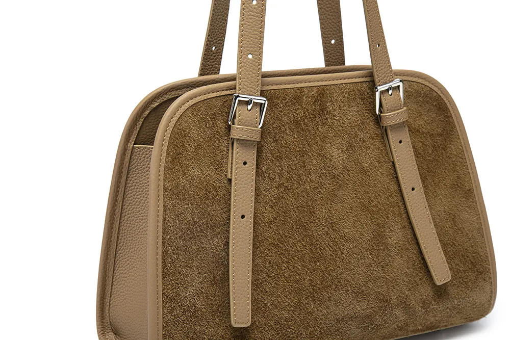 Baliya Premium Top-Grain Leather Handbag: Factory Direct Customizable Multi-Wear Luxury Bag 8108-13#