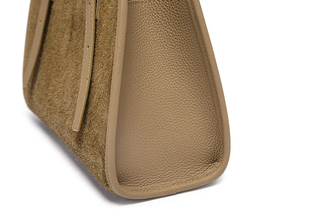 Baliya Premium Top-Grain Leather Handbag: Factory Direct Customizable Multi-Wear Luxury Bag 8108-13#