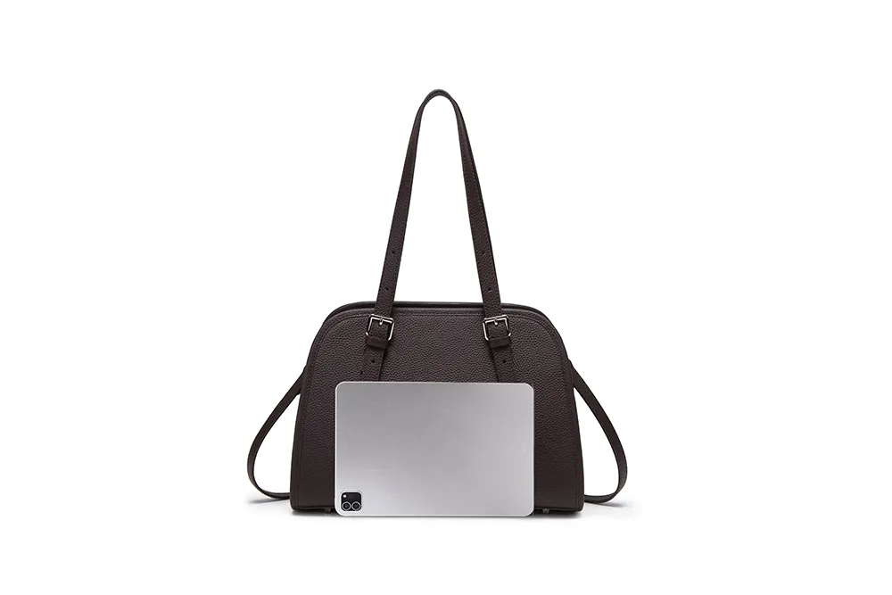 Baliya Premium Top-Grain Leather Handbag: Factory Direct Customizable Multi-Wear Luxury Bag 8108-13#