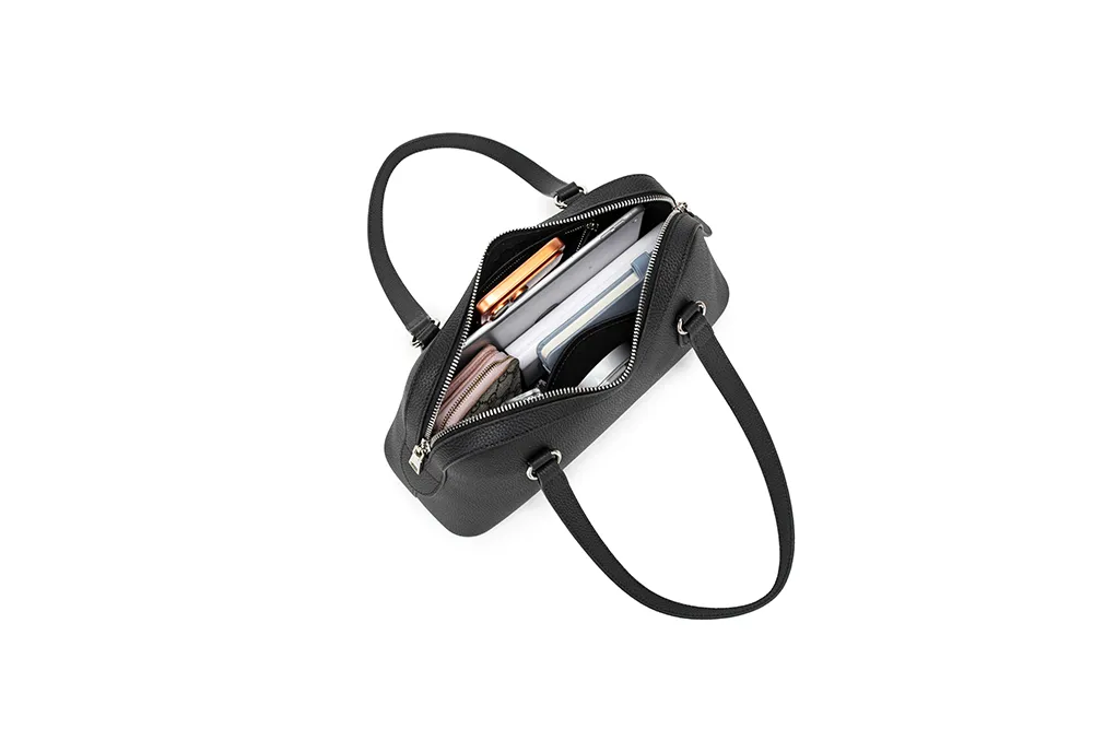 Baliya Factory-Customizable Leather Shoulder Bag: Adjustable Strap Satchel with Premium Craftsmanship for Daily & Formal Outings 8108-21#