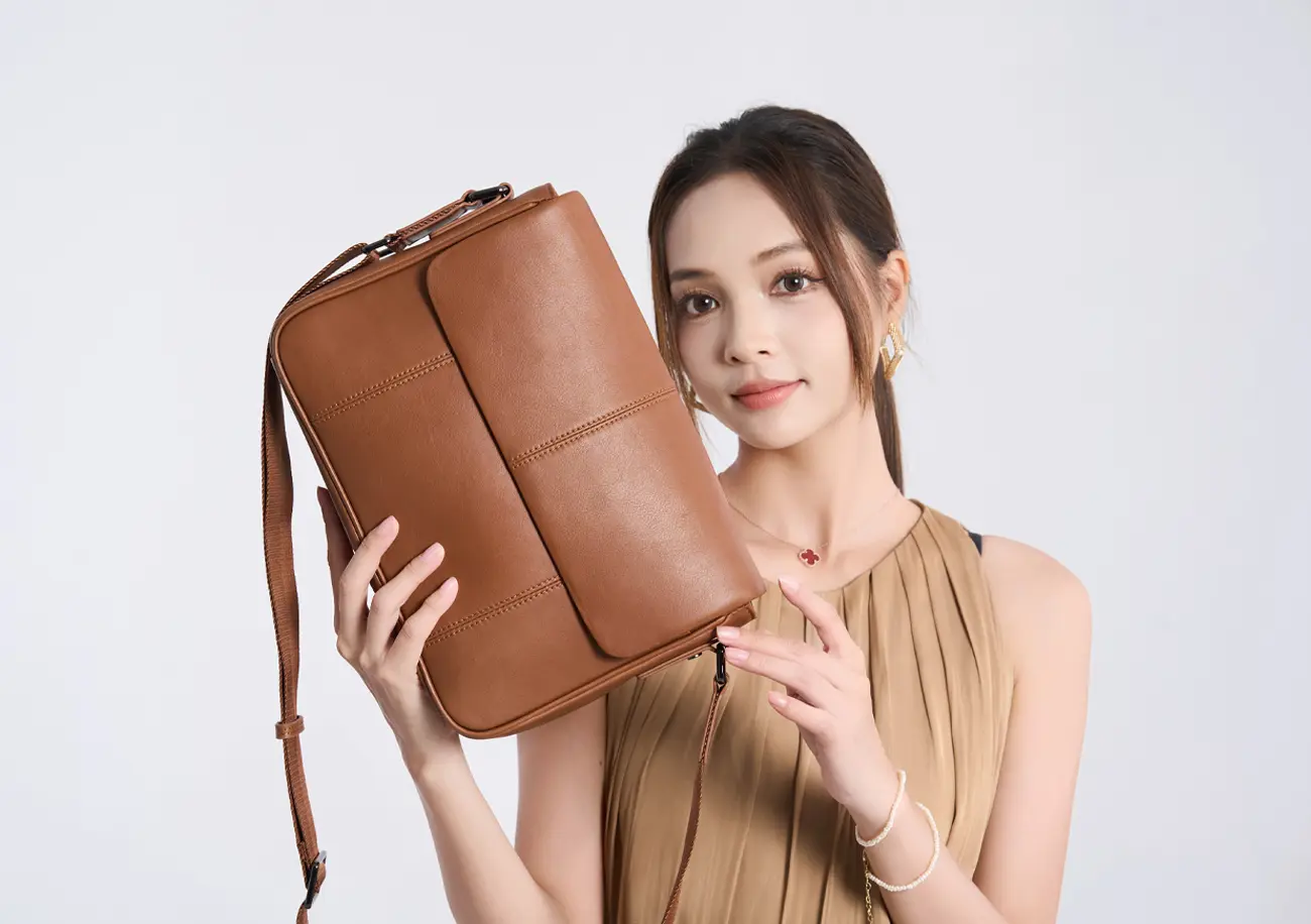 Baliya H98033 Soft Brown Shoulder Bag Ladies Leather Custom Leather Goods