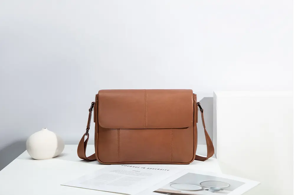 Baliya H98033 Soft Brown Shoulder Bag Ladies Leather Custom Leather Goods