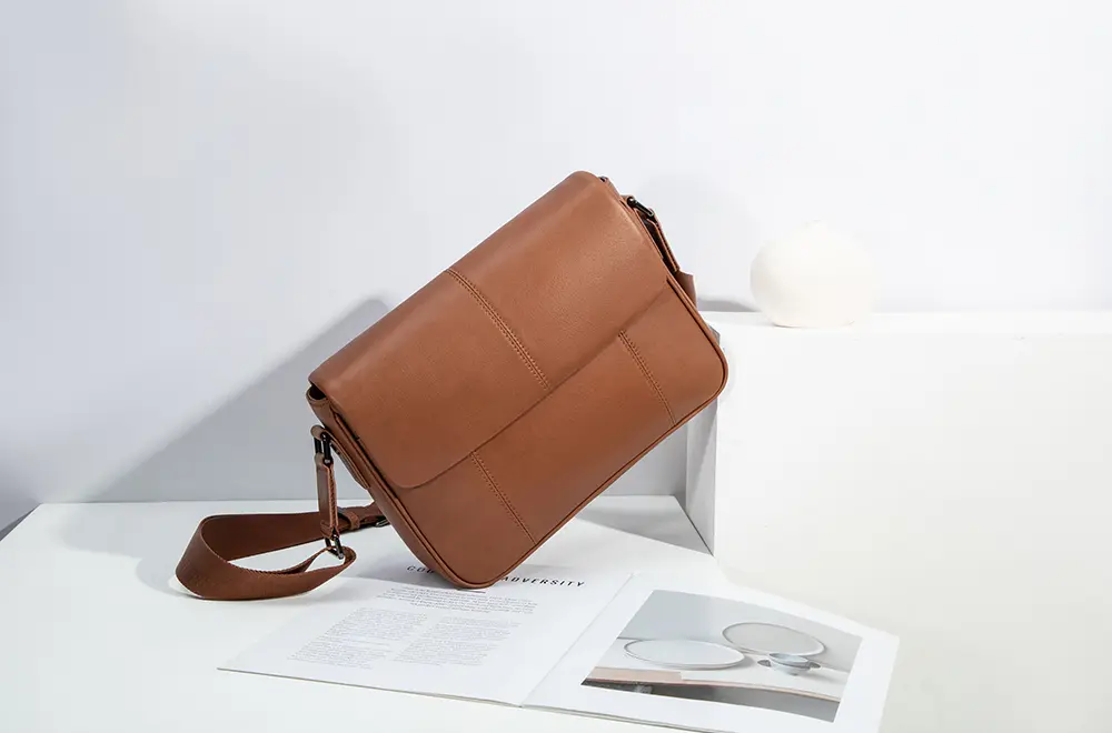 Baliya H98033 Soft Brown Shoulder Bag Ladies Leather Custom Leather Goods