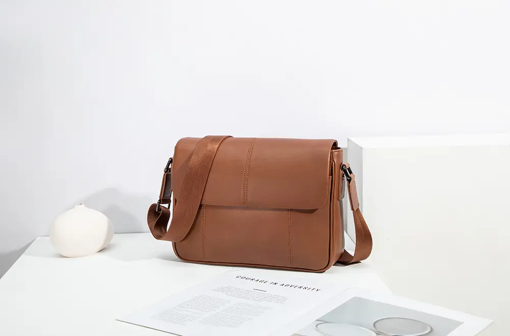 Baliya H98033 Soft Brown Shoulder Bag Ladies Leather Custom Leather Goods