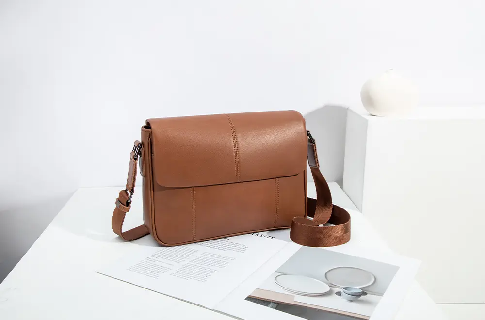 Baliya H98033 Soft Brown Shoulder Bag Ladies Leather Custom Leather Goods