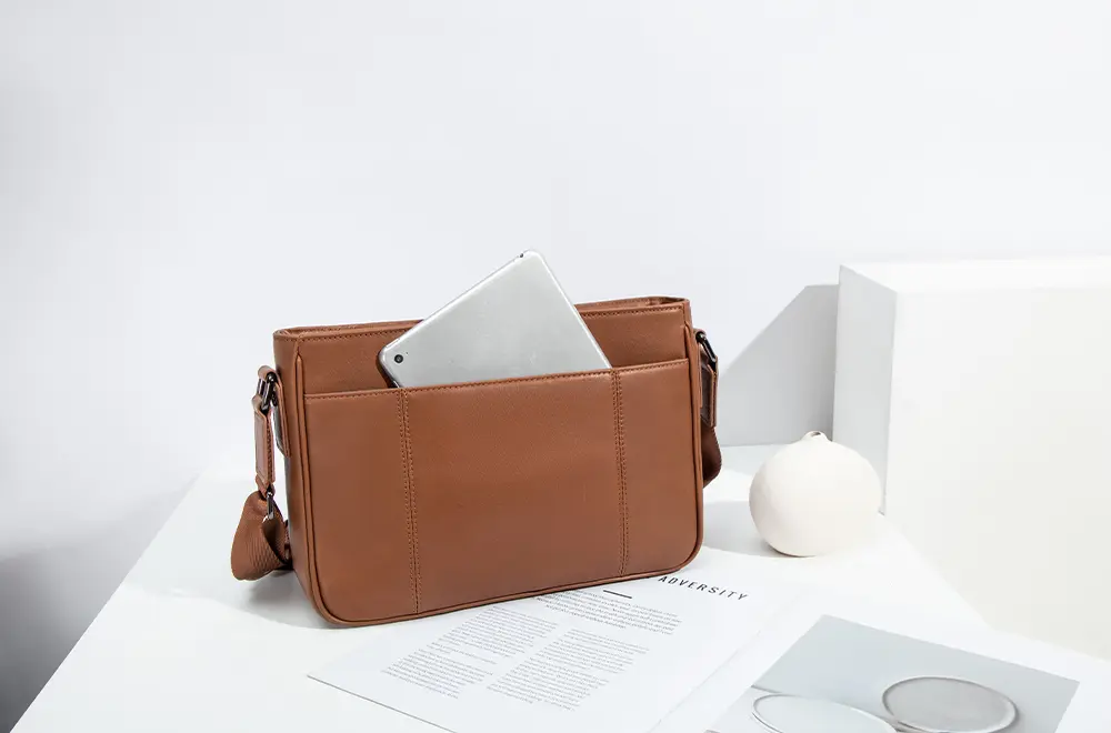 Baliya H98033 Soft Brown Shoulder Bag Ladies Leather Custom Leather Goods