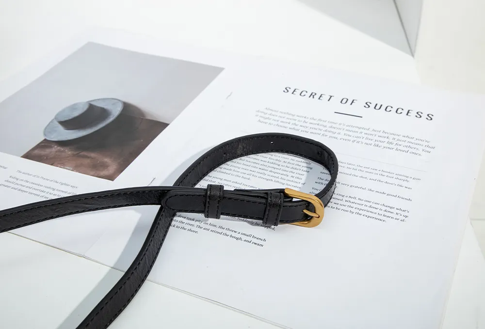 Baliya H98038 Factory Custom Ladies Black Leather Shoulder Bag Wrinkled Genuine Leather Square Handbag