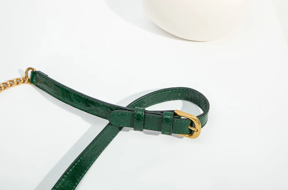 Baliya First Layer Cowhide Handbag Underarm Cylindrical Small Bag Pencil Bag Pillow Bag Messenger Bag