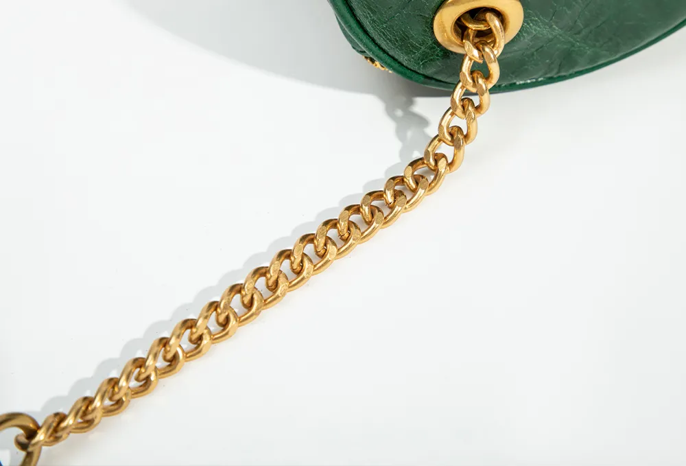 Baliya First Layer Cowhide Handbag Underarm Cylindrical Small Bag Pencil Bag Pillow Bag Messenger Bag