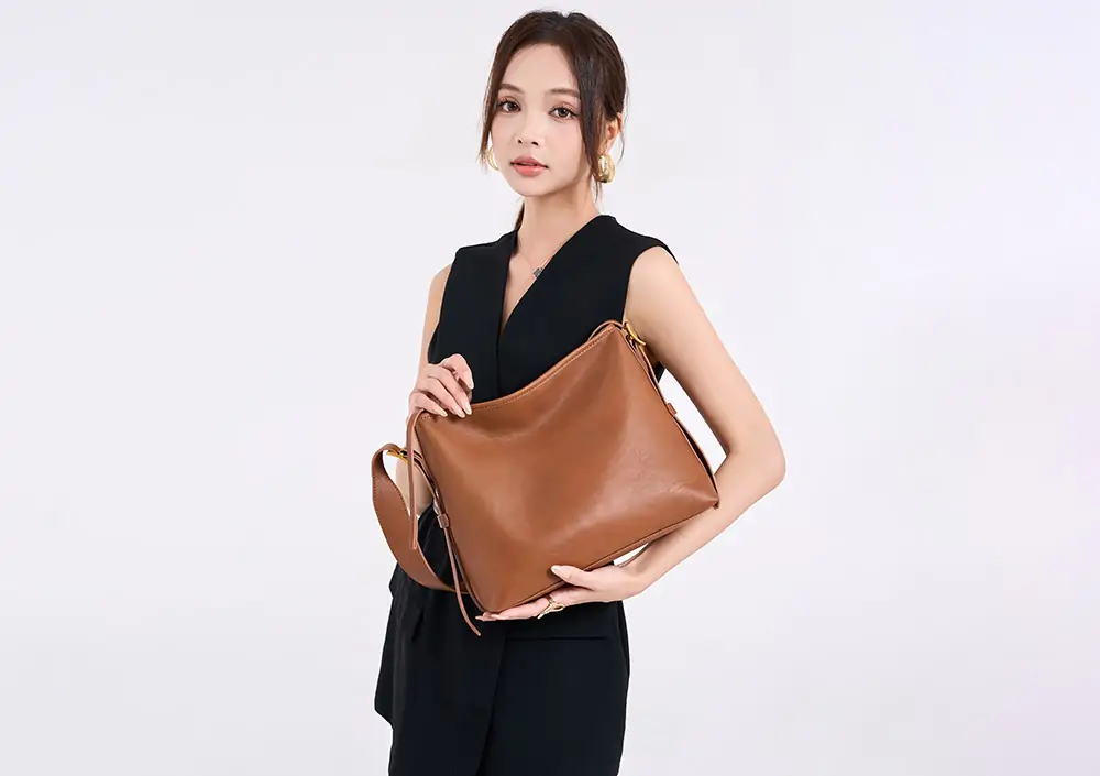 OEM Crossbody Bag High-quality Retro shoulder Bag Fashionable Handbag Genuine Leather Women's Bag