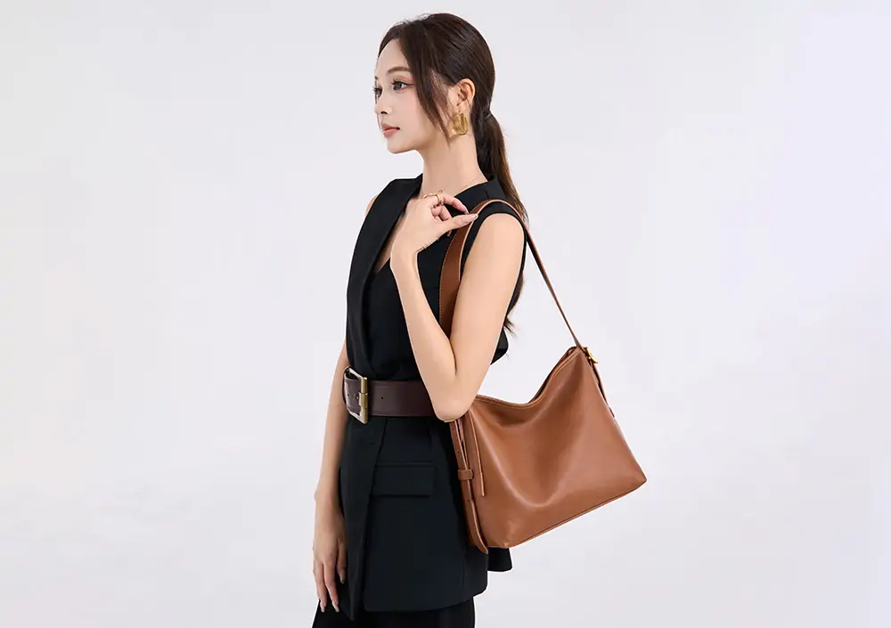 OEM Crossbody Bag High-quality Retro shoulder Bag Fashionable Handbag Genuine Leather Women's Bag