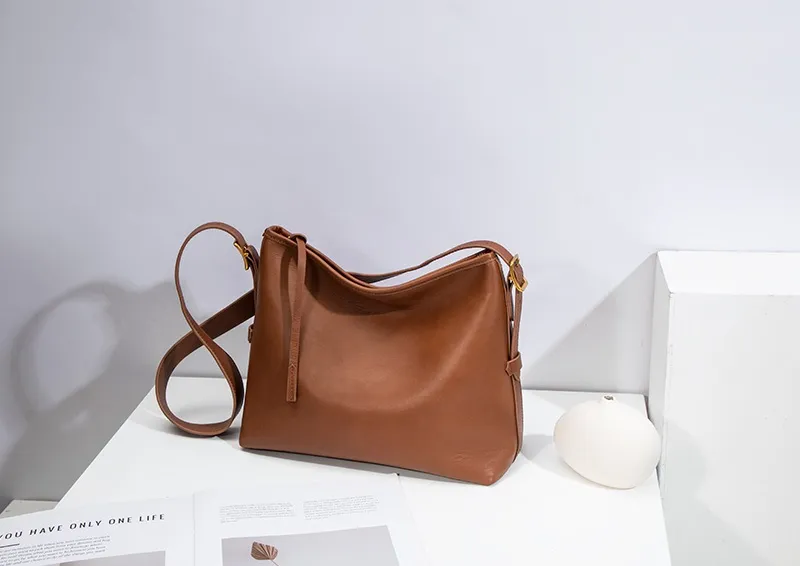 OEM Crossbody Bag High-quality Retro shoulder Bag Fashionable Handbag Genuine Leather Women's Bag